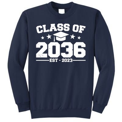 Class Of 2036 Grow With Me Kindergarten Graduation Sweatshirt