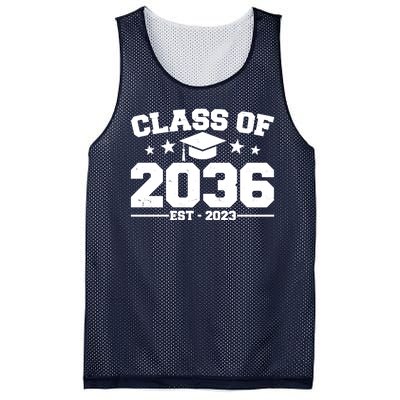 Class Of 2036 Grow With Me Kindergarten Graduation Mesh Reversible Basketball Jersey Tank