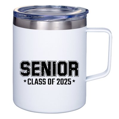 Class Of 2025 Senior Graduation High School College Graduate 12oz Stainless Steel Coffee Mug