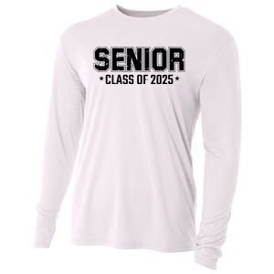 Class Of 2025 Senior Graduation High School College Graduate Cooling Performance Long Sleeve Crew