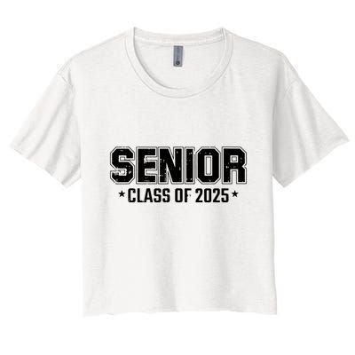 Class Of 2025 Senior Graduation High School College Graduate Crop Top