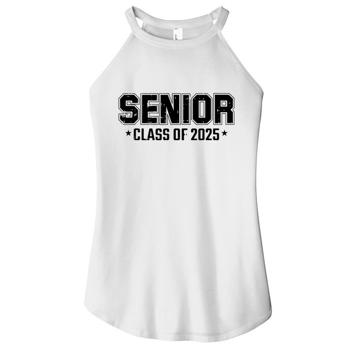 Class Of 2025 Senior Graduation High School College Graduate Women's Perfect Tri Rocker Tank