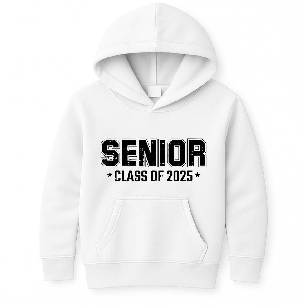 Class Of 2025 Senior Graduation High School College Graduate Kids Hoodie