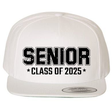 Class Of 2025 Senior Graduation High School College Graduate Wool Snapback Cap