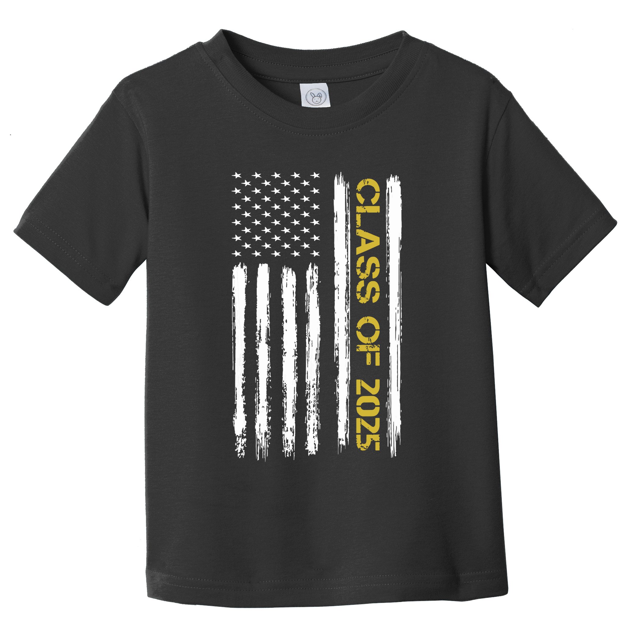 Class Of 2025 Senior Patriotic American Flag Graduation Gift Toddler T-Shirt