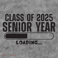 Class Of 2025 Senior Year Loading Funny Senior 2025 Toddler Hoodie