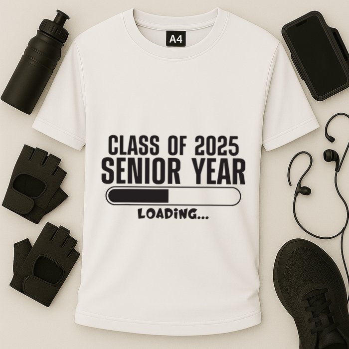 Class Of 2025 Senior Year Loading Funny Senior 2025 Performance Shirt