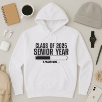 Class Of 2025 Senior Year Loading Funny Senior 2025 Hoodie