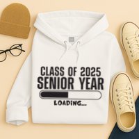 Class Of 2025 Senior Year Loading Funny Senior 2025 Hoodie