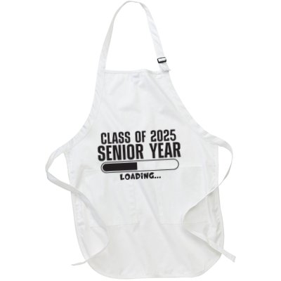 Class Of 2025 Senior Year Loading Funny Senior 2025 Full-Length Apron With Pockets