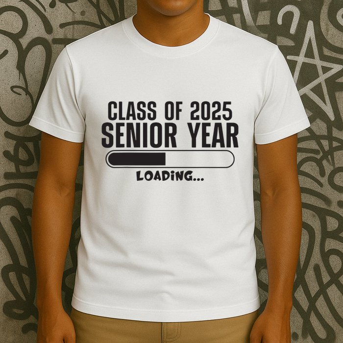 Class Of 2025 Senior Year Loading Funny Senior 2025 T-Shirt