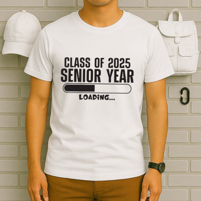 Class Of 2025 Senior Year Loading Funny Senior 2025 T-Shirt