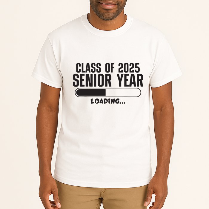 Class Of 2025 Senior Year Loading Funny Senior 2025 Tall T-Shirt