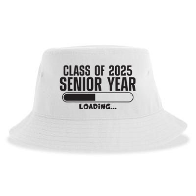 Class Of 2025 Senior Year Loading Funny Senior 2025 Sustainable Bucket Hat