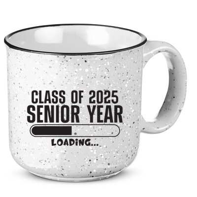 Class Of 2025 Senior Year Loading Funny Senior 2025 15oz Campfire Ceramic Mug