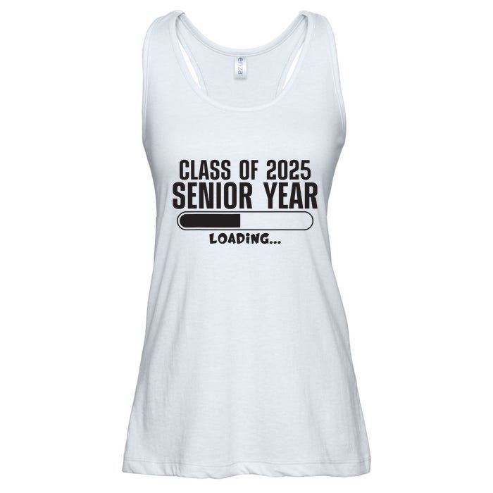 Class Of 2025 Senior Year Loading Funny Senior 2025 Ladies Essential Flowy Tank