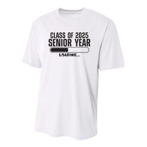 Class Of 2025 Senior Year Loading Funny Senior 2025 Youth Performance Sprint T-Shirt