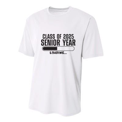 Class Of 2025 Senior Year Loading Funny Senior 2025 Youth Performance Sprint T-Shirt