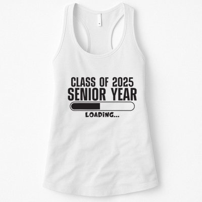 Class Of 2025 Senior Year Loading Funny Senior 2025 Womens Tank Top