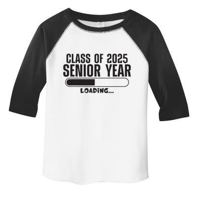 Class Of 2025 Senior Year Loading Funny Senior 2025 Toddler Fine Jersey T-Shirt