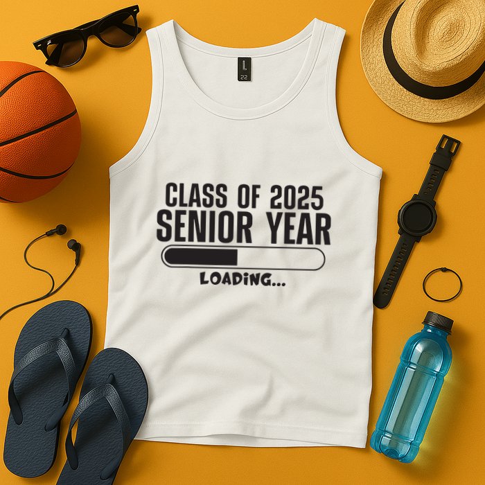 Class Of 2025 Senior Year Loading Funny Senior 2025 Tank Top