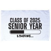 Class Of 2025 Senior Year Loading Funny Senior 2025 Microfiber Hand Towel