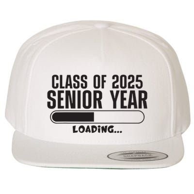 Class Of 2025 Senior Year Loading Funny Senior 2025 Wool Snapback Cap