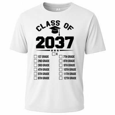 Class Of 2037 Grow With Me Checklist Kindergarten 12th Grade Performance Shirt
