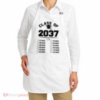 Class Of 2037 Grow With Me Checklist Kindergarten 12th Grade Apron