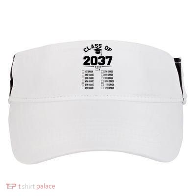 Class Of 2037 Grow With Me Checklist Kindergarten 12th Grade Adult Drive Performance Visor