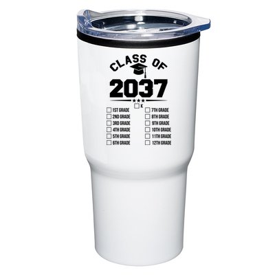 Class Of 2037 Grow With Me Checklist Kindergarten 12th Grade Tumbler