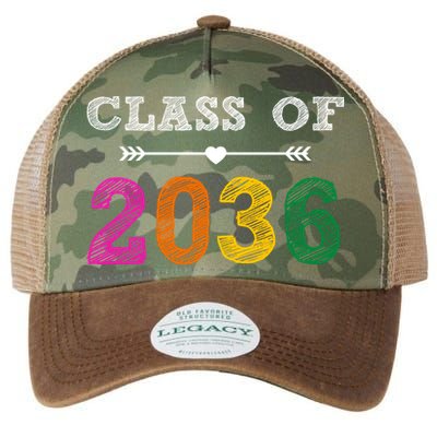 Class Of 2036 Colorful Graduation Gift Legacy Tie Dye Trucker Hat