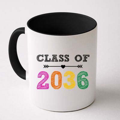 Class Of 2036 Colorful Graduation Gift Mug