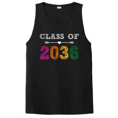 Class Of 2036 Colorful Graduation Gift PosiCharge Competitor Tank