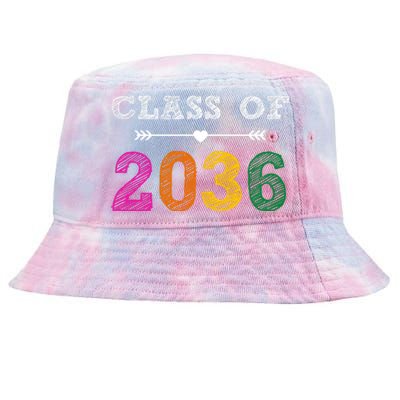 Class Of 2036 Colorful Graduation Gift Tie-Dyed Bucket Hat