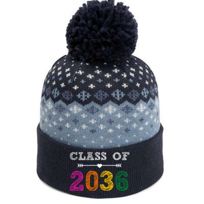 Class Of 2036 Colorful Graduation Gift The Baniff Cuffed Pom Beanie