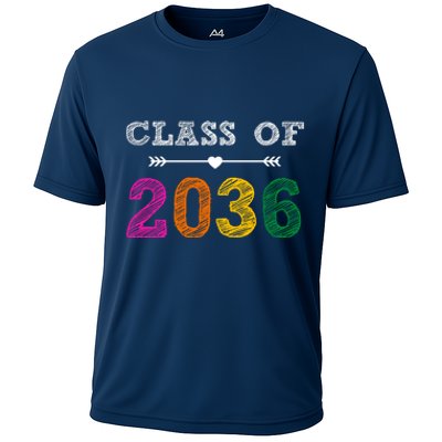 Class Of 2036 Colorful Graduation Gift Cooling Performance Crew T-Shirt