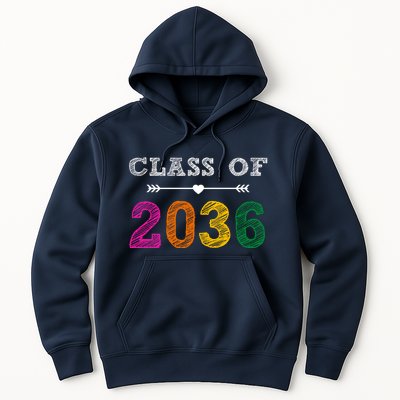 Class Of 2036 Colorful Graduation Gift Hoodie