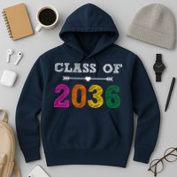 Class Of 2036 Colorful Graduation Gift Hoodie