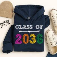Class Of 2036 Colorful Graduation Gift Hoodie