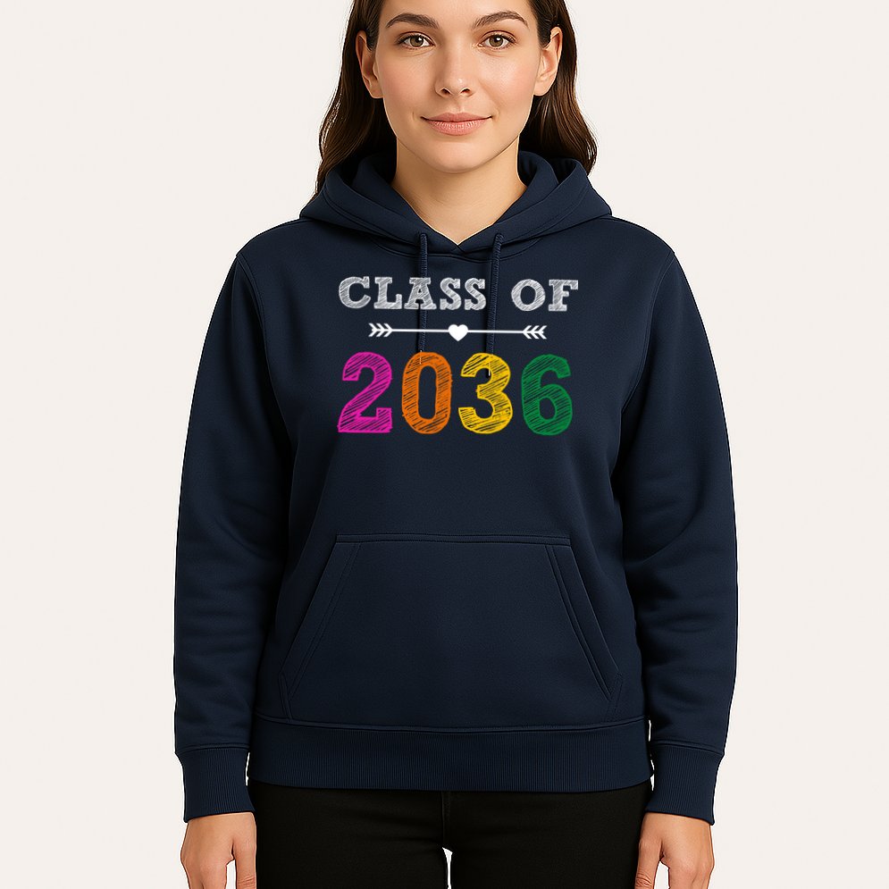 Class Of 2036 Colorful Graduation Gift Hoodie