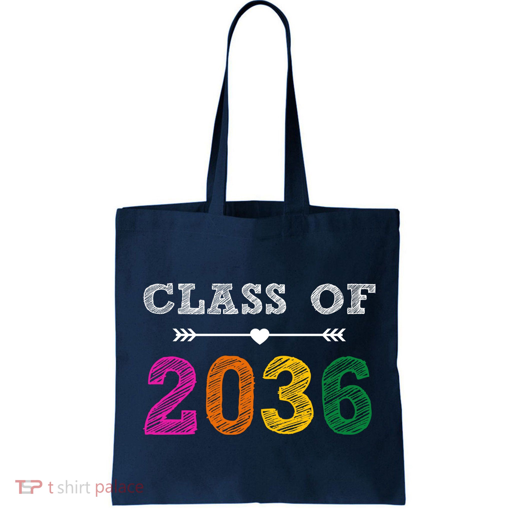 Class Of 2036 Colorful Graduation Gift Bag
