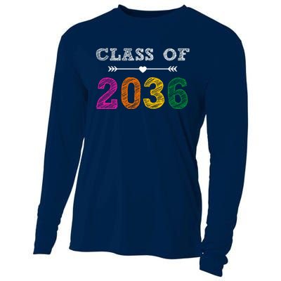 Class Of 2036 Colorful Graduation Gift Cooling Performance Long Sleeve Crew