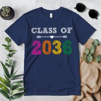 Class Of 2036 Colorful Graduation Gift Premium T-Shirt
