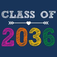 Class Of 2036 Colorful Graduation Gift Premium T-Shirt