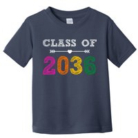 Class Of 2036 Colorful Graduation Gift Toddler T-Shirt