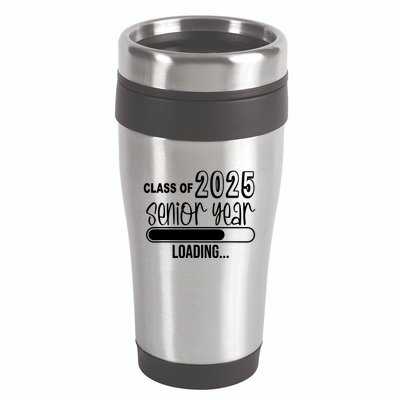 Class Of 2025 Senior Year Loading Senior 2025 16oz Travel Tumbler