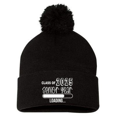 Class Of 2025 Senior Year Loading Senior 2025 Pom Pom 12in Knit Beanie