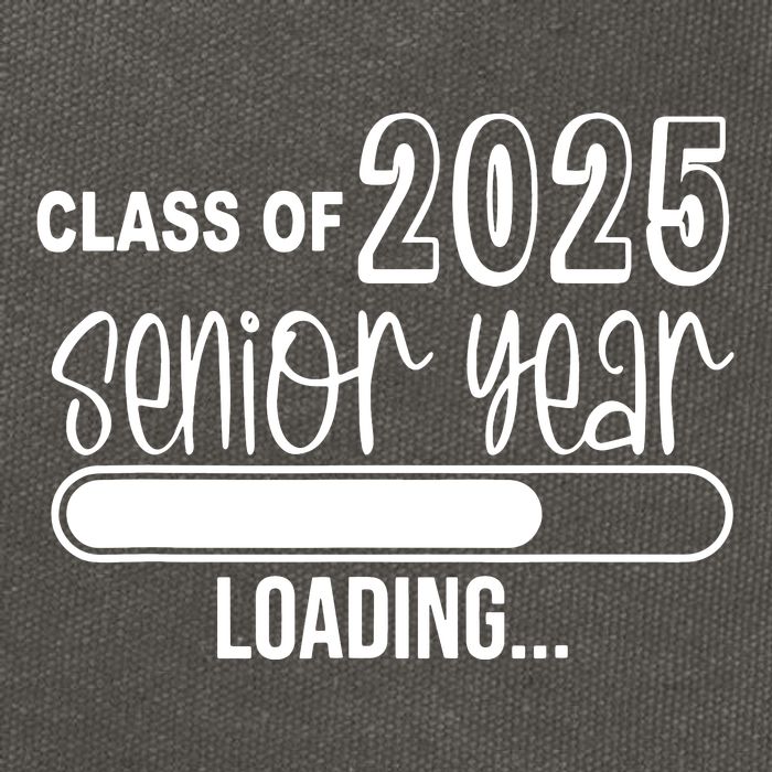 Class Of 2025 Senior Year Loading Senior 2025 Cotton Canvas Backpack