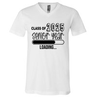 Class Of 2025 Senior Year Loading Senior 2025 V-Neck T-Shirt